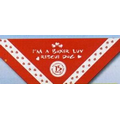 Domestic Red Small Triangle Bandanna